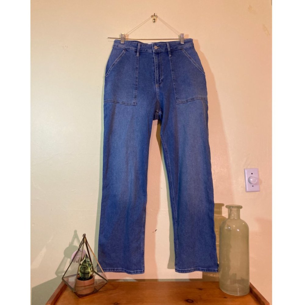 Hollister NWT Dad Jean High Rise Wide Leg Size 13 W31 L31 New With Tags